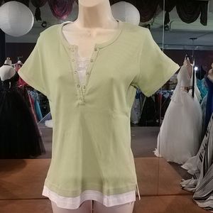 Lime Green Top by Keren Hart